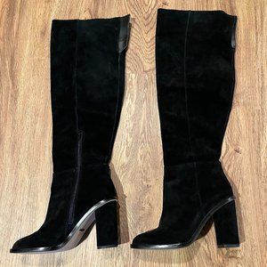Gianni Bini Barrine Suede Over-the-Knee Boots